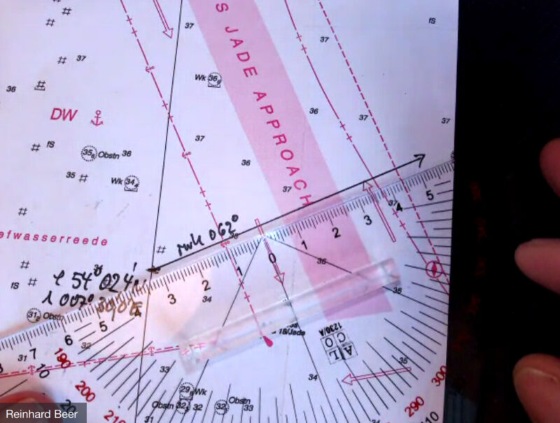 Navigationsübungen mit der Dokumentenkamera