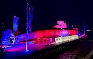 U17 auf dem Rhein vor Mainz