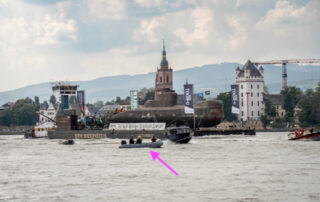 U17 auf dem Rhein