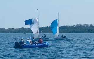 Mitteldeutsche Meisterschaft 2024 im 420er, SCR-Jugend auf dem Zwenkauer See