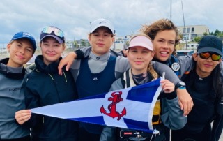 Mitteldeutsche Meisterschaft 2024 im 420er, SCR-Jugend auf dem Zwenkauer See