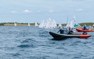 Mitteldeutsche Meisterschaft 2024 im 420er, SCR-Jugend auf dem Zwenkauer See